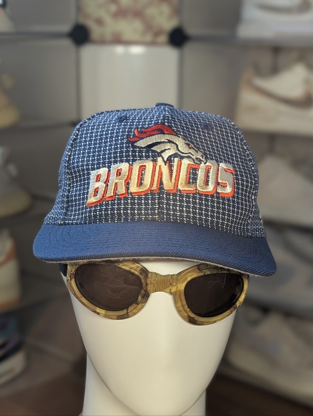 Denver Broncos Logo Athletic Hat (OS)